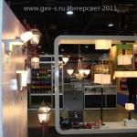 Монтаж светотехнического оборудования на выставке Интерсвет 2011 для компании Эгло Лайтинг